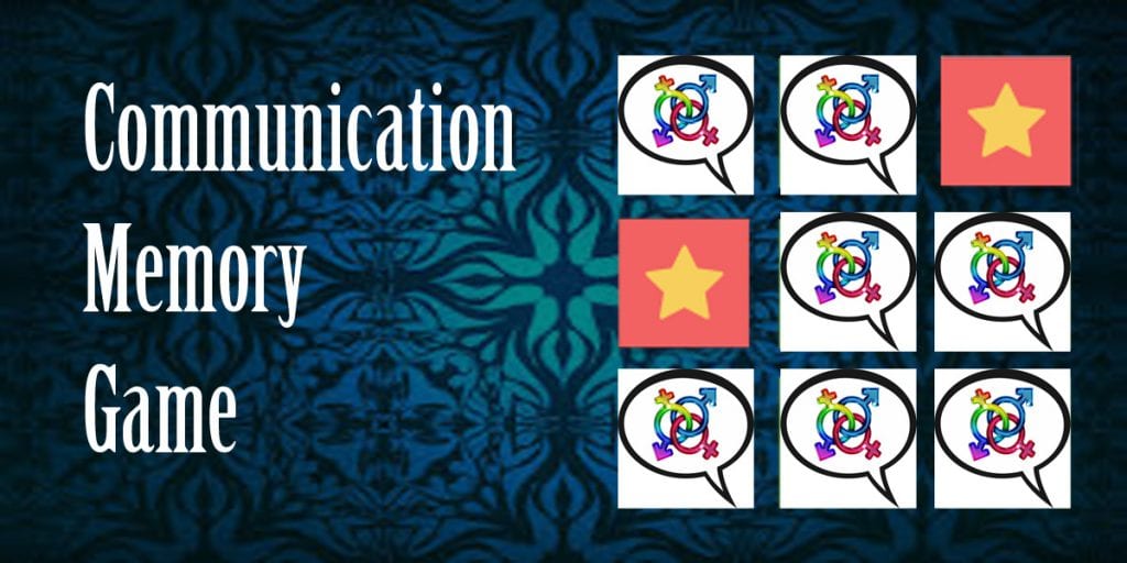 communication memory game