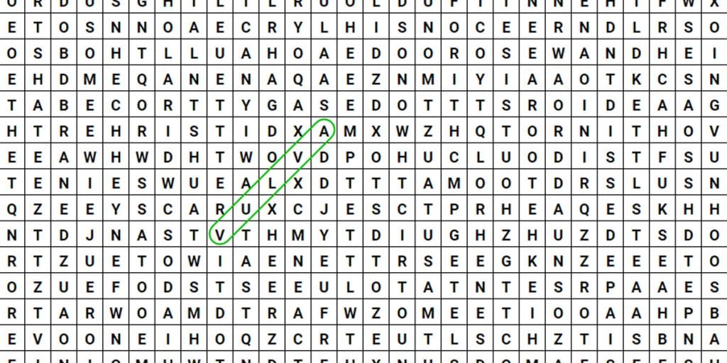 vulva wordsearch