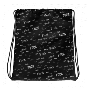 Fuck Drawstring Bag