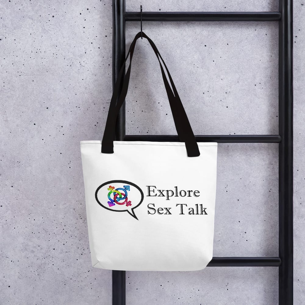Explore Sex Talk Tote bag