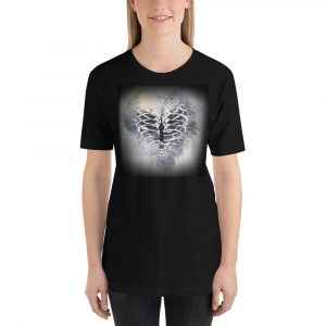 heart ribcage unisex t-shirt