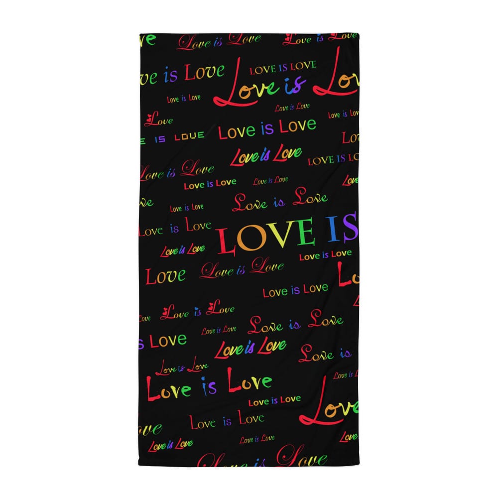 Black love is love towel