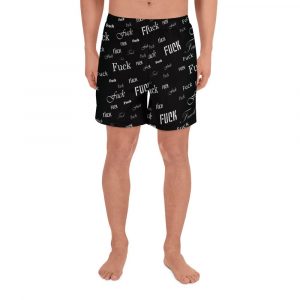 Men's black fuck shorts