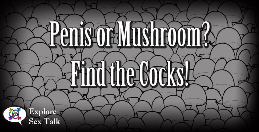 penis or mushroom, find the cock game