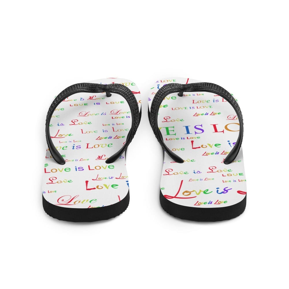 white love is love sandals