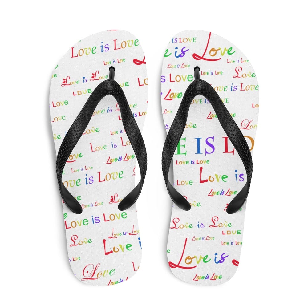 white love is love sandals