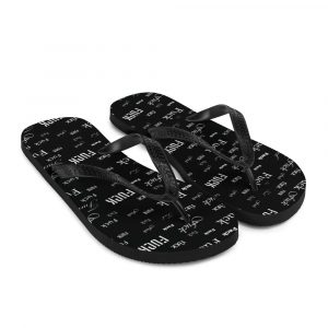 black fuck sandals