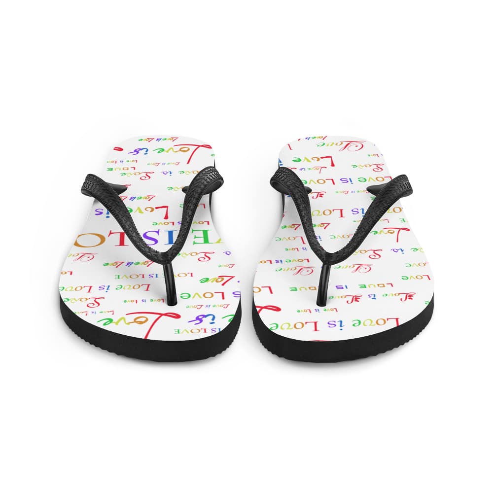 white love is love sandals