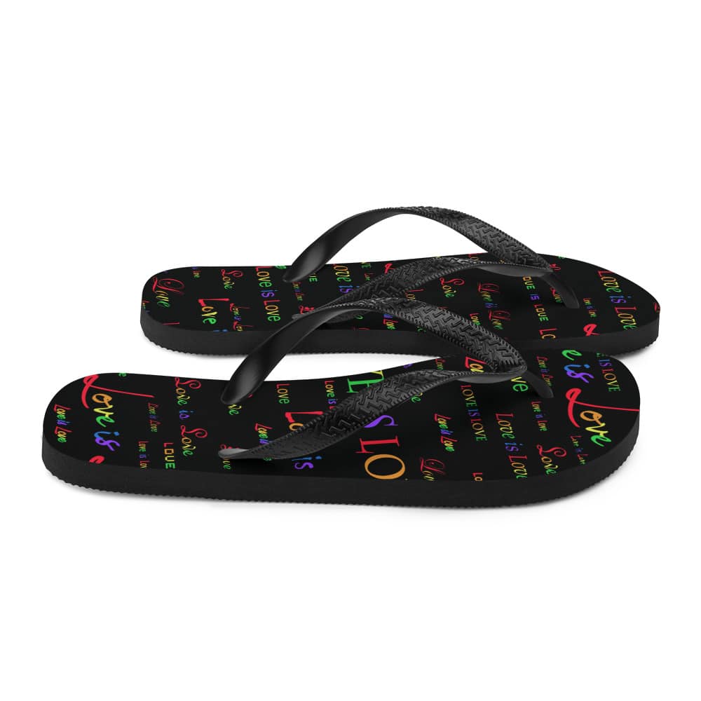 black love is love sandals