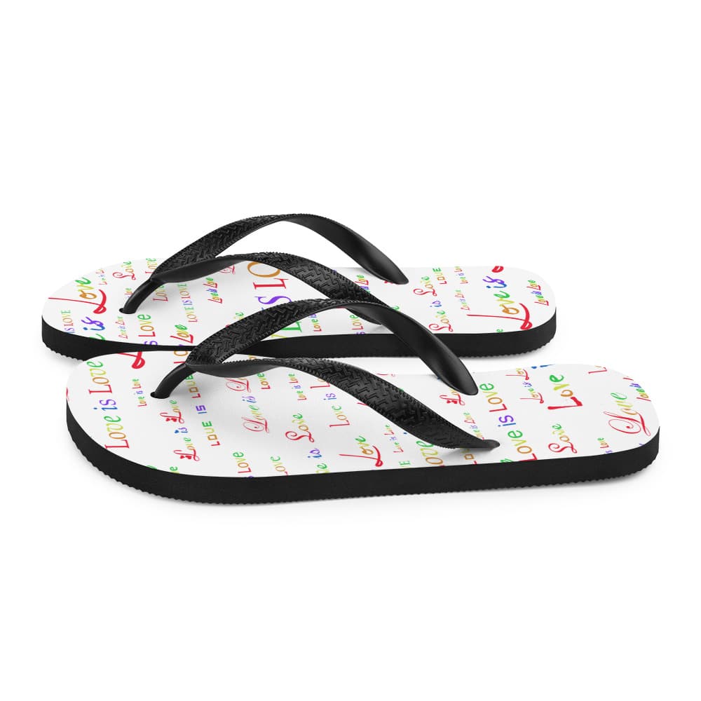 white love is love sandals