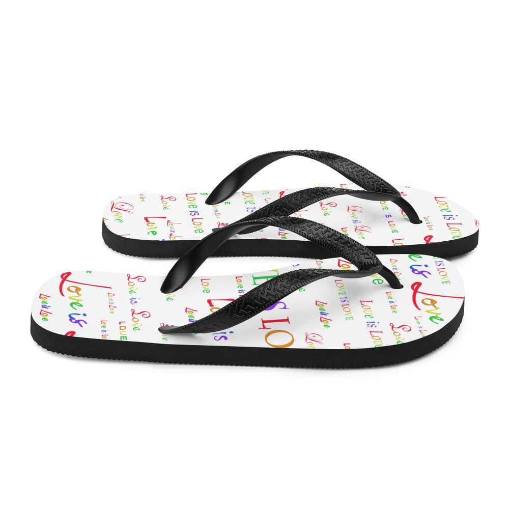 white love is love sandals