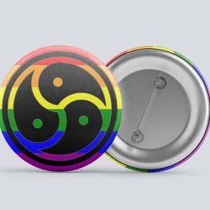 rainbow bdsm/kink button