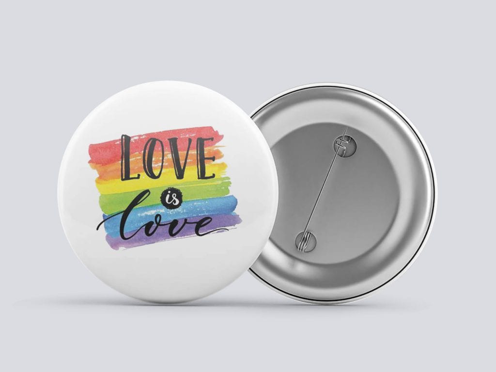 love is love button