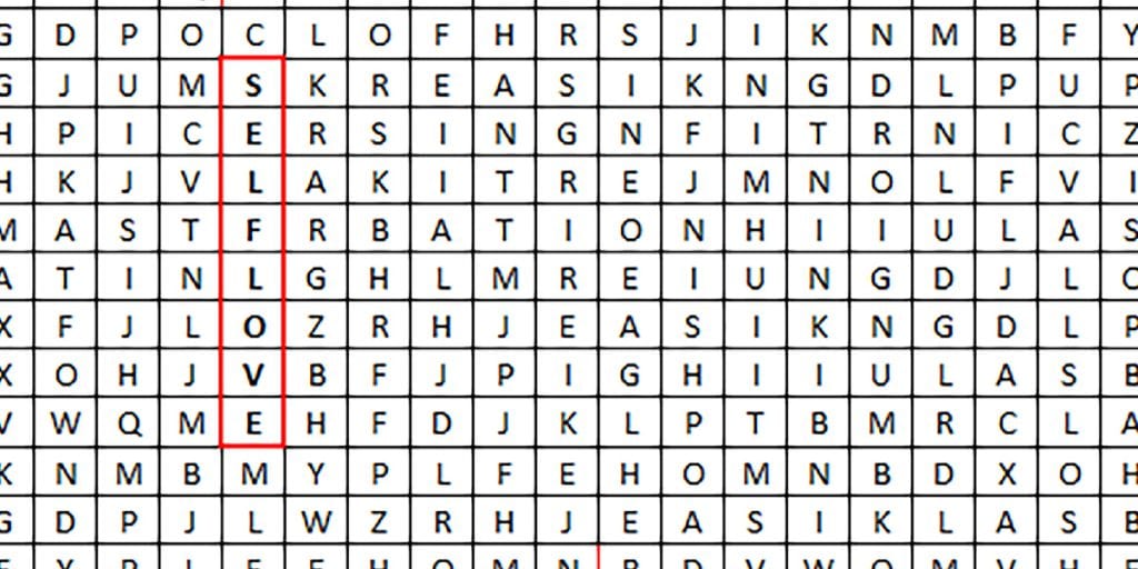 self-love wordsearch