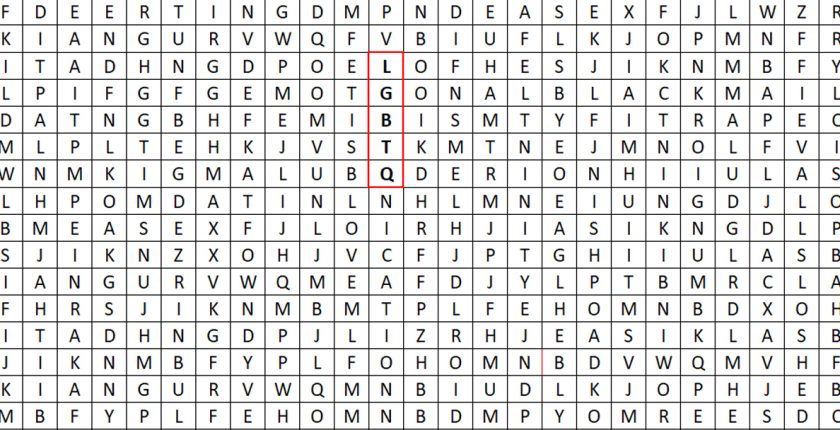 lgbtq word search